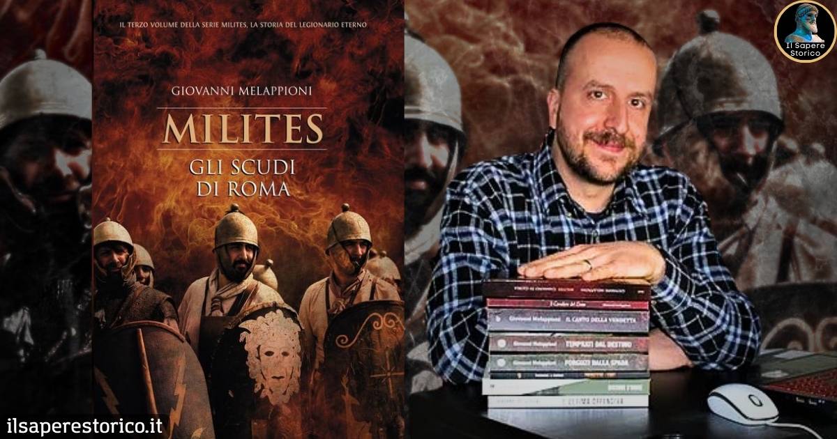 Intervista con Giovanni Melappioni, Gli scudi di Roma, terzo romanzo della serie Milites