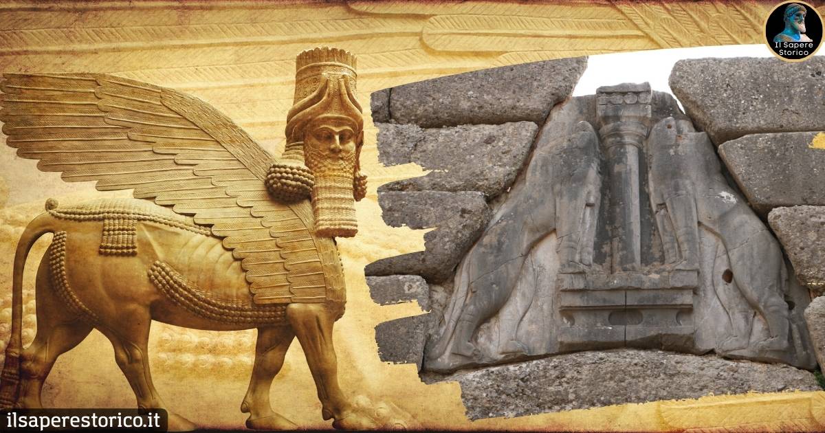 Il Sapere Storico - Il lamassu e la Porta dei Leoni di Micene