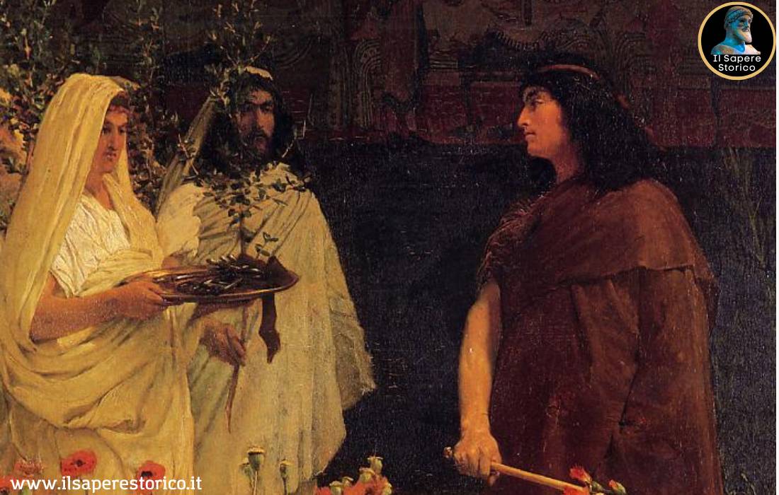 Il Sapere Storico - Tarquinio il superbo, da un dipinto di Lawrence Alma-Tadema Il Sapere Storico - Tarquinio il superbo, da un dipinto di Lawrence Alma-Tadema