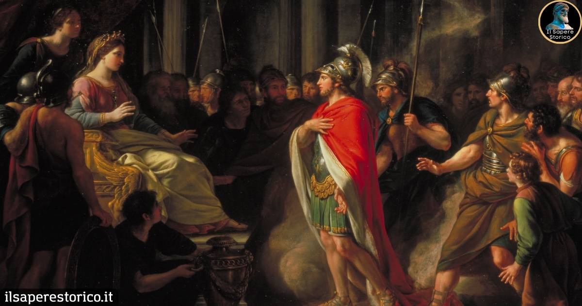 Il Sapere Storico - L'incontro di Didone e Enea (Londra, Tate Britain), dipinto da Nathaniel Dance-Holland.