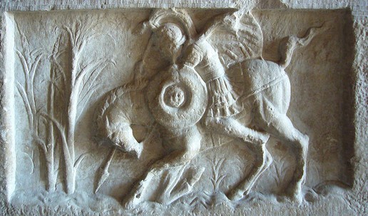 Cavaliere romano con armatura, Musei Capitolini in Roma - Tabularium