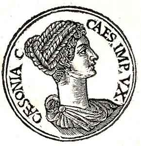 Ritratto di Milonia Cesonia, quarta ed ultima moglie di Caligola