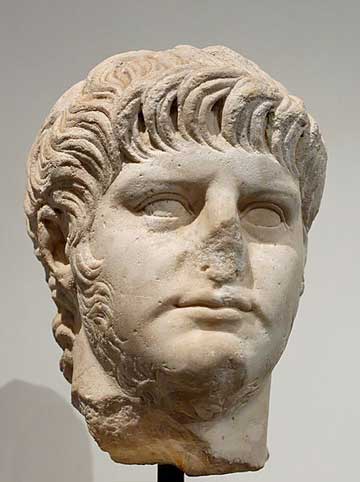 Busto dell'imperatore romano Nerone