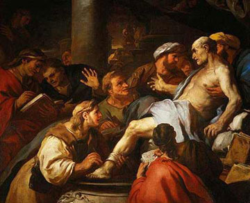 "La morte di Seneca" di Luca Giordano (1634-1705)
