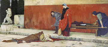 "La morte di Nerone" di Vasiliy Smirnov (1905-1979)