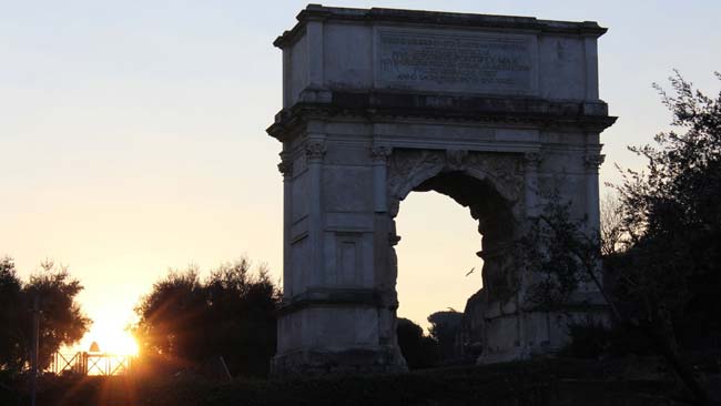 Arco di Tito - Foto Parco Archeologico del Colosseo
